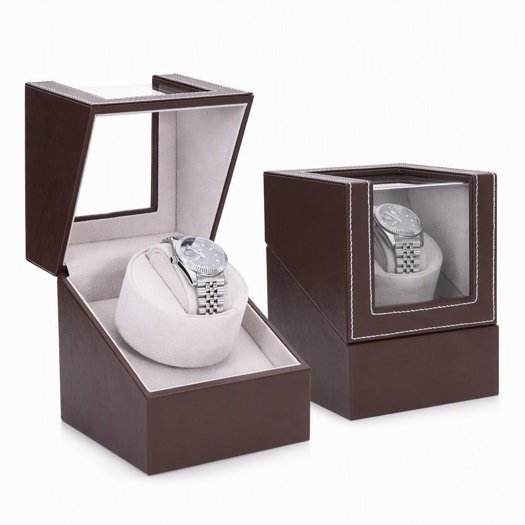 Automatisch horloge-opwinddoos voor mechanische horloges, roterende horloge-opbergkoffer voor thuisgebruik