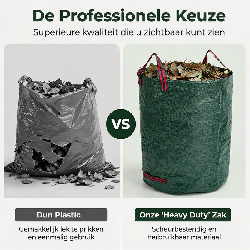 Herbruikbare zware tuinafvalzakken