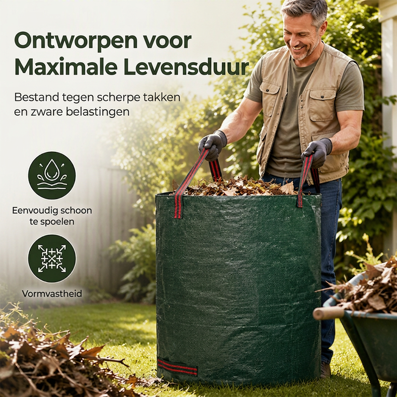 Herbruikbare zware tuinafvalzakken