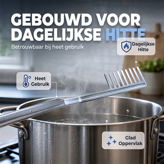Multifunctionele roestvrijstalen pastazeef