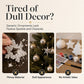 🎄 12-delige DIY diamond painting set voor kerstornamenten