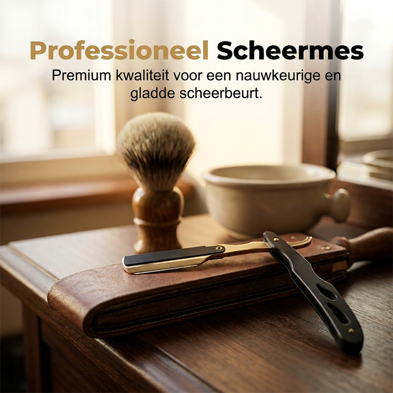 Handmatige opvouwbare scheermeshouder voor open scheermes