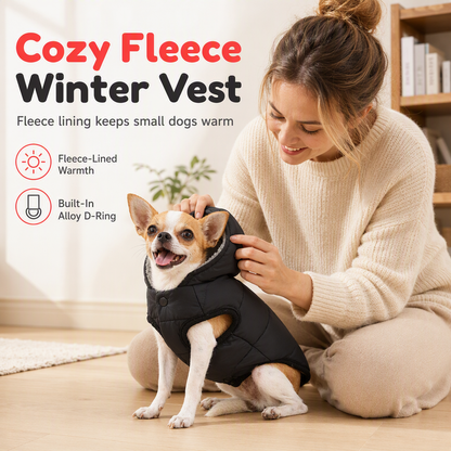 🐕 50% KORTING! 🧥 Jas met capuchon – Geïntegreerd tuigje, warm & winddicht ✨
