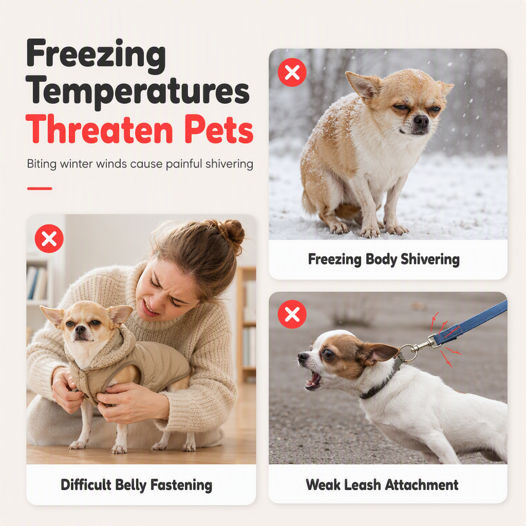 🐕 50% KORTING! 🧥 Jas met capuchon – Geïntegreerd tuigje, warm & winddicht ✨