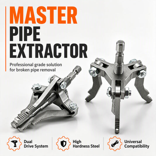 🔥Koop 1 krijg 1 gratis（2 stuks）🛠️Universele 3-klauwige breekpijp-extractor voor handboormachines