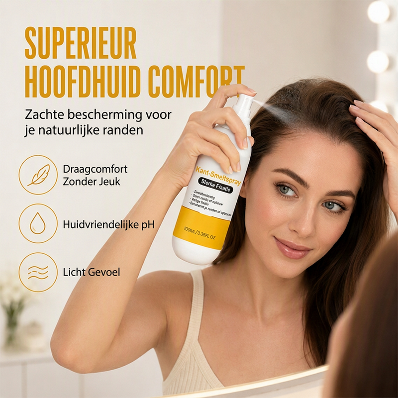 Koop 2, Krijg 1 GRATIS – Lace Fixatiespray voor Langdurige Hechting & een Onzichtbare Look