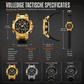 Tactical Style Multifunctioneel Digitaal Sporthorloge met 50 Meter Waterdichtheid