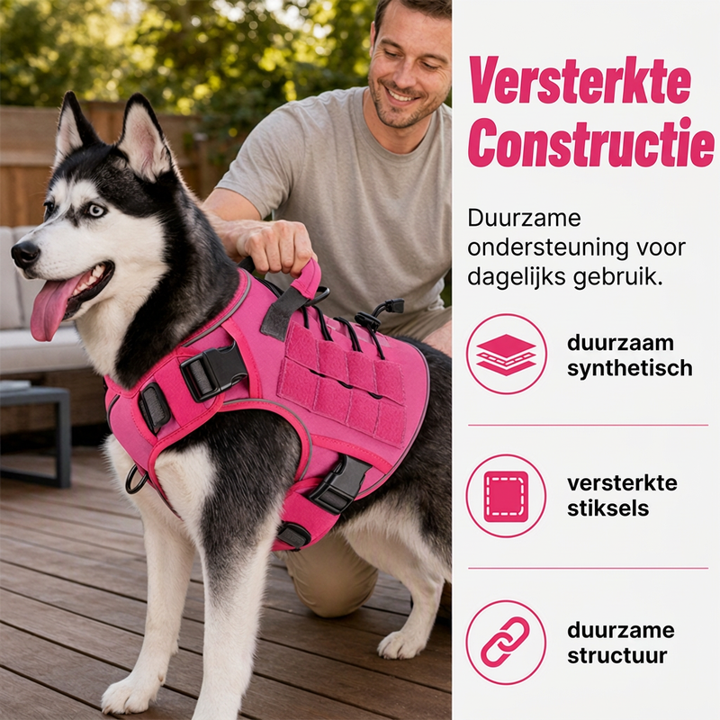Duurzaam hondentuigvest van Oxford-stof