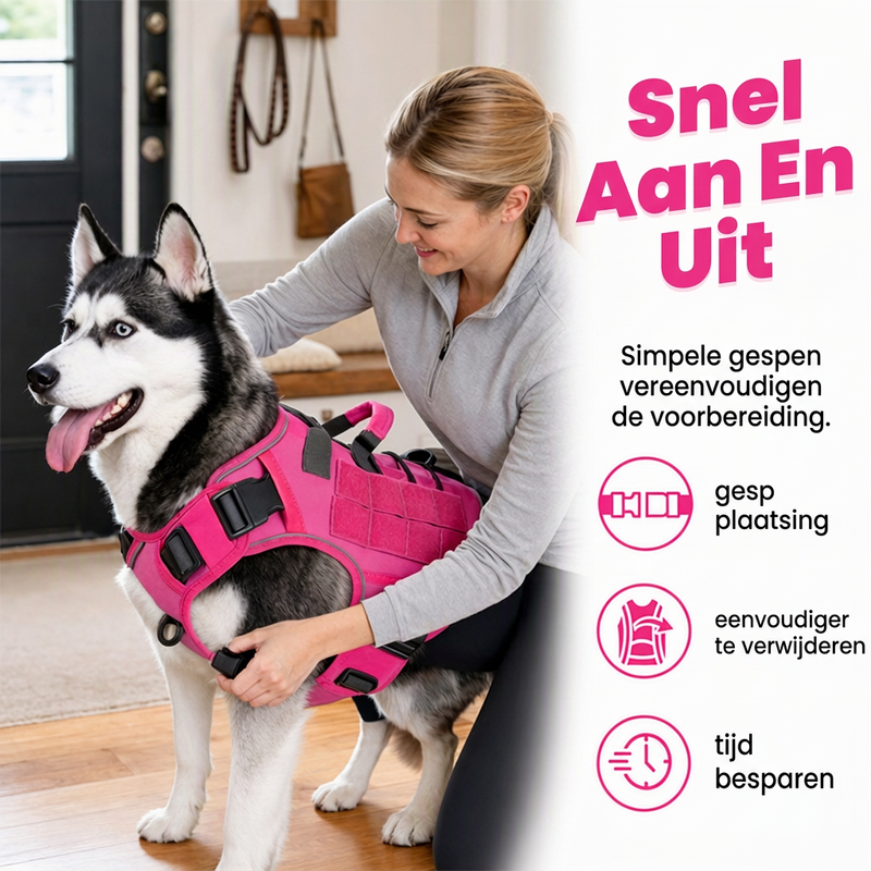 Duurzaam hondentuigvest van Oxford-stof