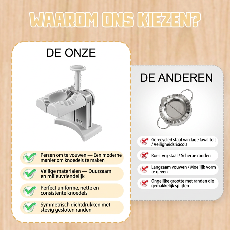 Huishoudelijke Vorm voor Dumplingmaker