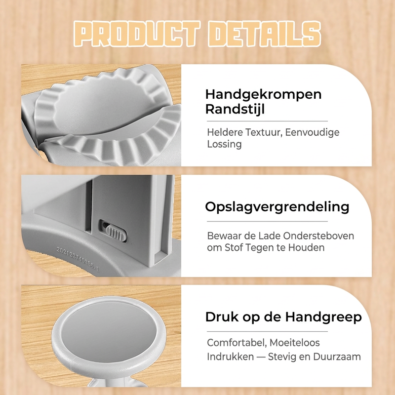 Huishoudelijke Vorm voor Dumplingmaker