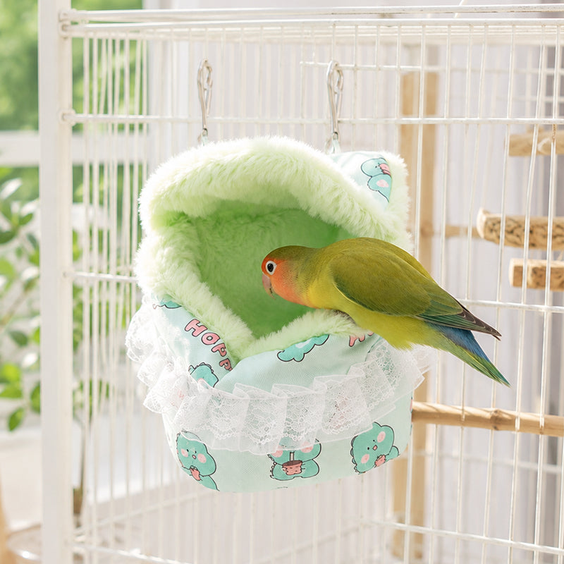 🦜 FLASHAANBIEDING: 50% KORTING! Warm Hangend Nest – Pluche Binnenkant & Halfgesloten Ontwerp voor een Knusse Schuilplaats ☁️✨