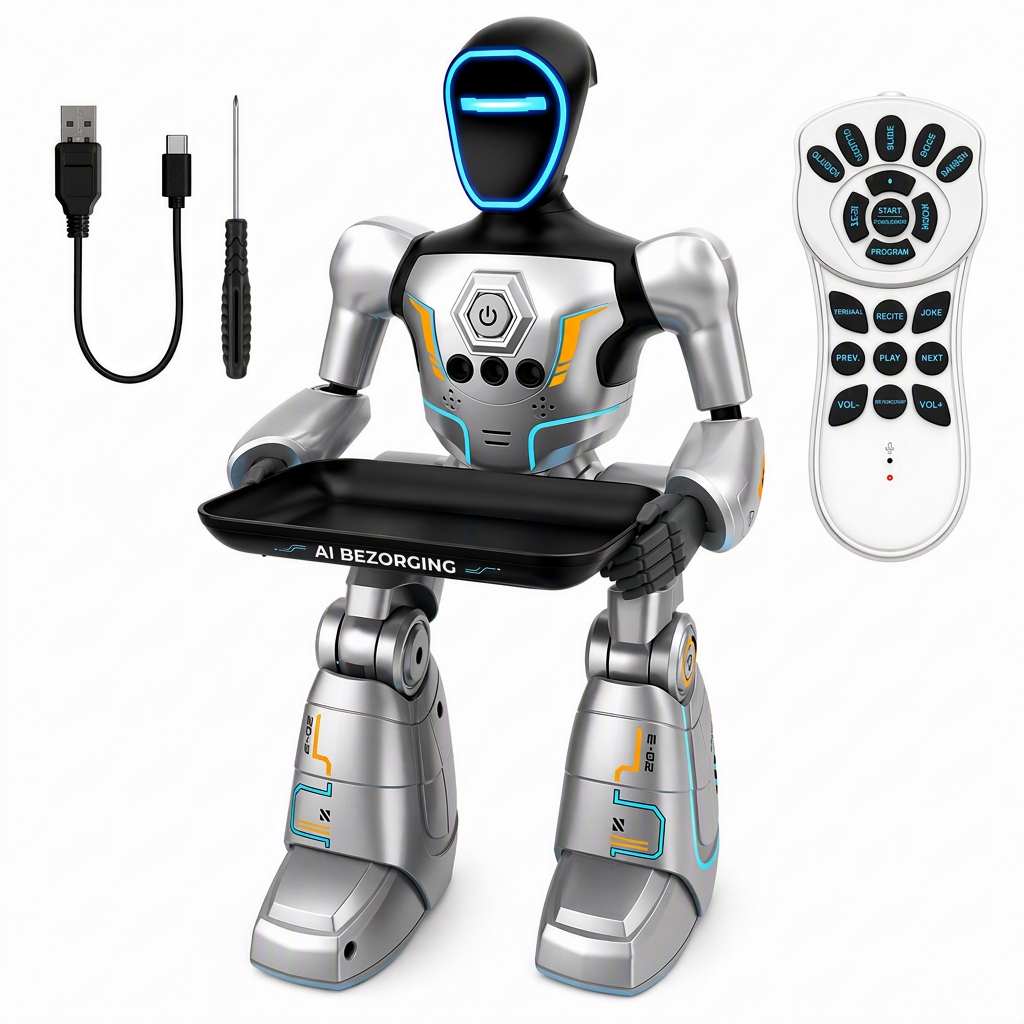 ⏳ Tijdelijke speciale aanbieding ⏰ Slimme programmeerbare AI-spraak-speelgoedrobot – bewegingsbesturing, interactief, kindvriendelijk 🧠