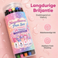 24 kleuren dubbelzijdige nail art-pennenset