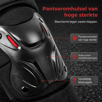 Motorcycle beschermingsset voor knieën en ellebogen