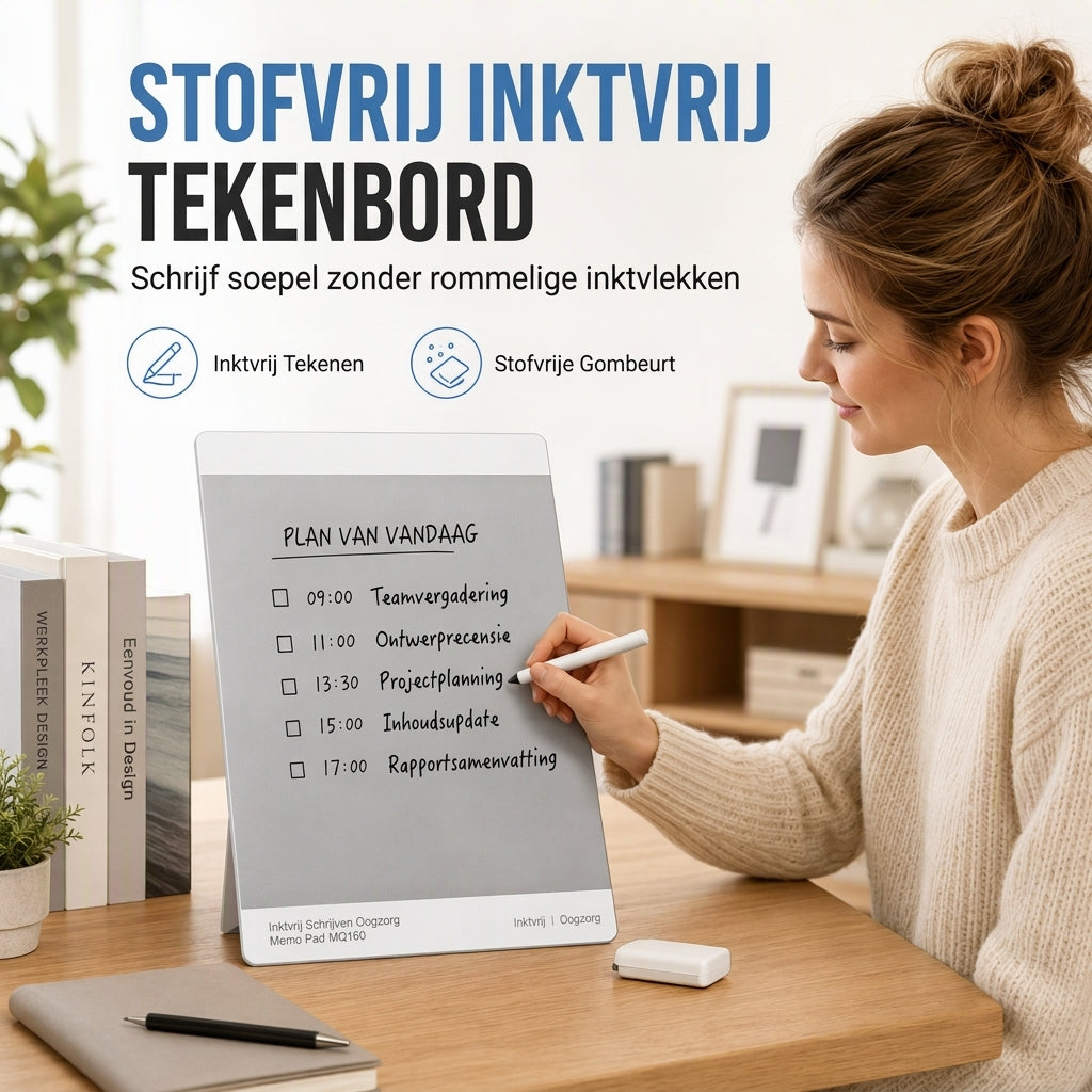 📢📢50% KORTING !! ⏰Magnetisch whiteboard – Inktloos, stofvrij en oogbeschermend ✨