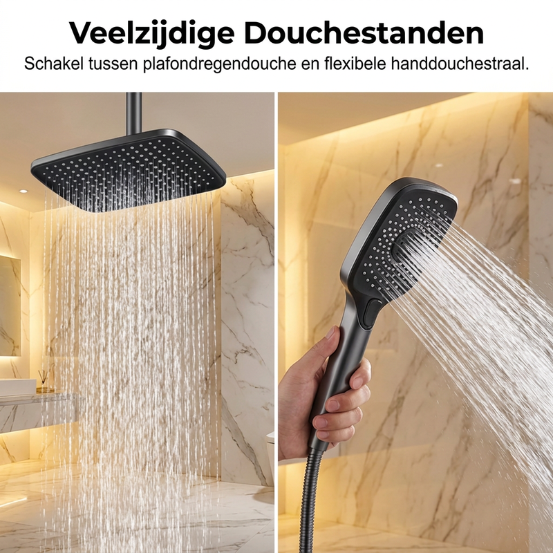 LED digitaal display regendouche systeem