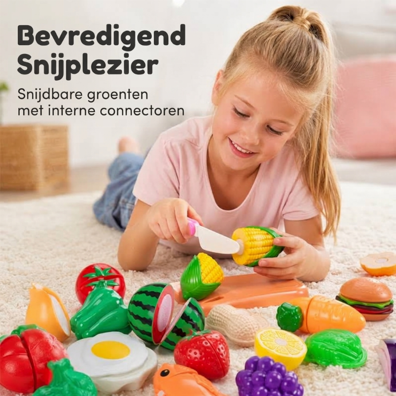 Speelset voor nagebootste keuken