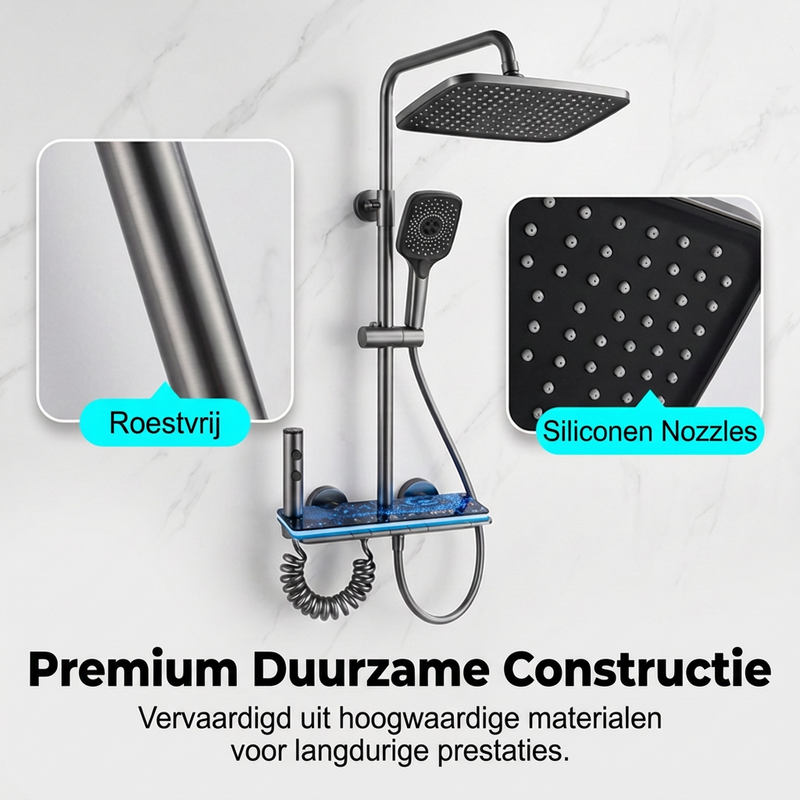 LED digitaal display regendouche systeem