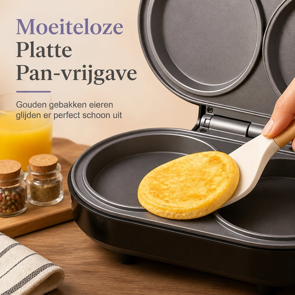 🍳✨ Slimme ontbijtmaker – 50% KORTING! Dubbele kookplaten, antiaanbaklaag, roestvrij staal – ontbijt in een paar minuten klaar. 💪