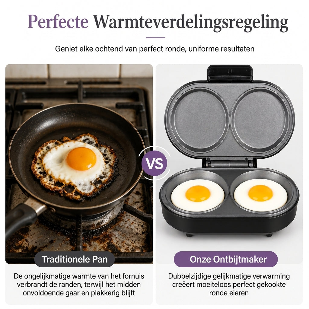 🍳✨ Slimme ontbijtmaker – 50% KORTING! Dubbele kookplaten, antiaanbaklaag, roestvrij staal – ontbijt in een paar minuten klaar. 💪