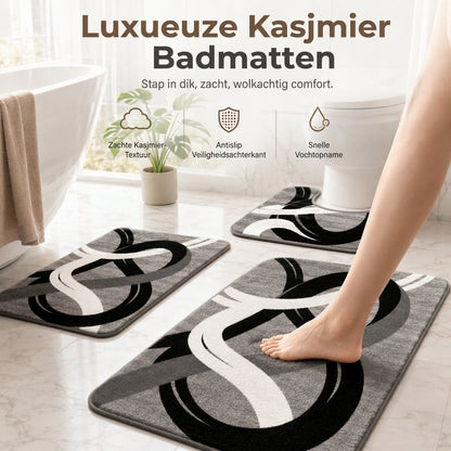 Stap direct in luxe! Antislip badmat met een wolkzachte textuur