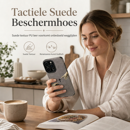 📢📢50% KORTING !! ⏰Premium suède schokbestendige beschermende telefoonhoes