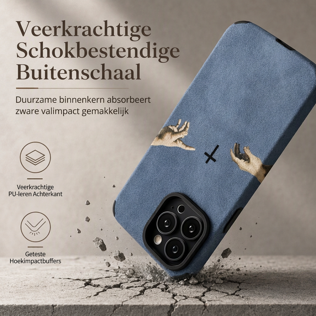 📢📢50% KORTING !! ⏰Premium suède schokbestendige beschermende telefoonhoes