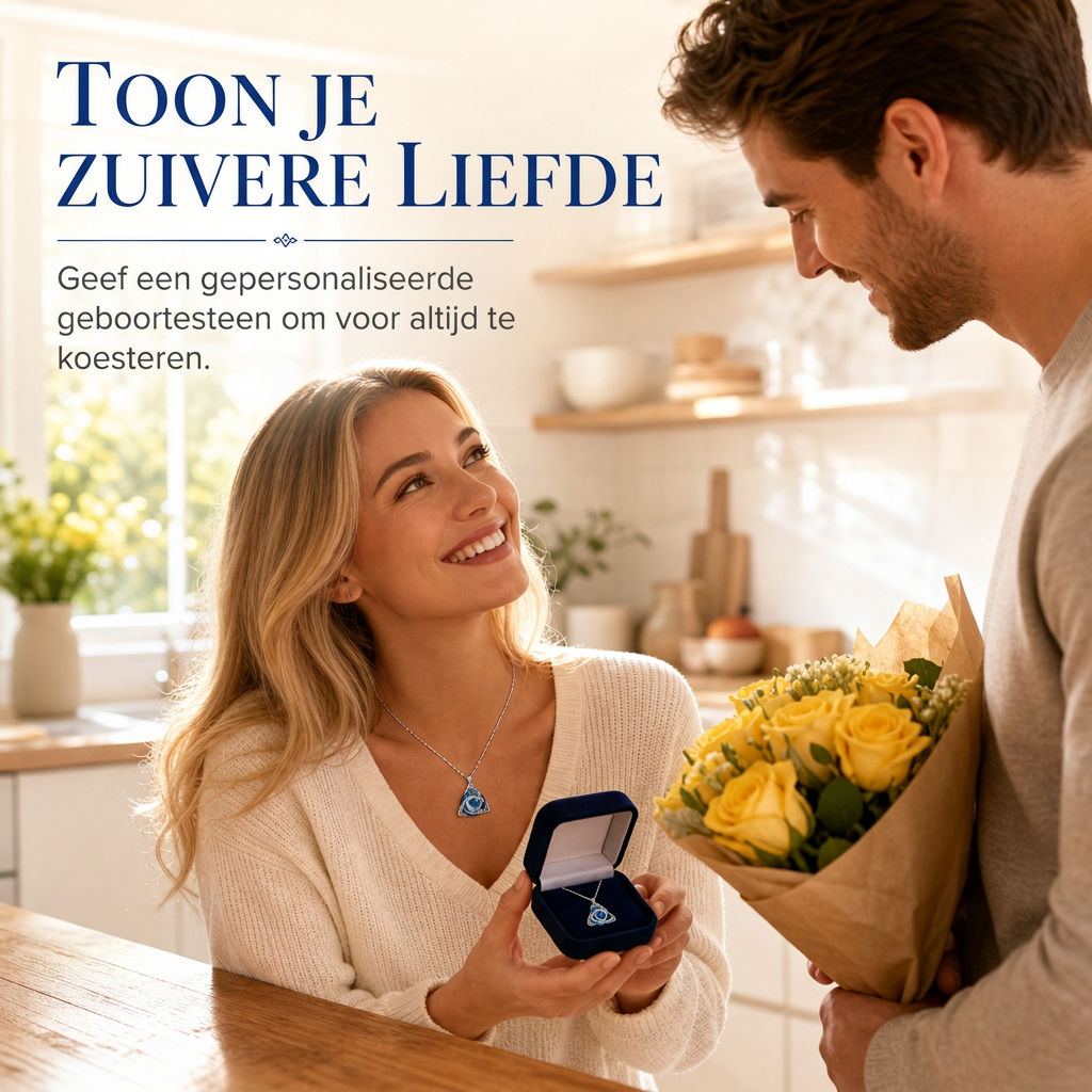 Vrouwen Keltische Knoop Geboortesteen Hanger Ketting