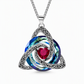 Vrouwen Keltische Knoop Geboortesteen Hanger Ketting