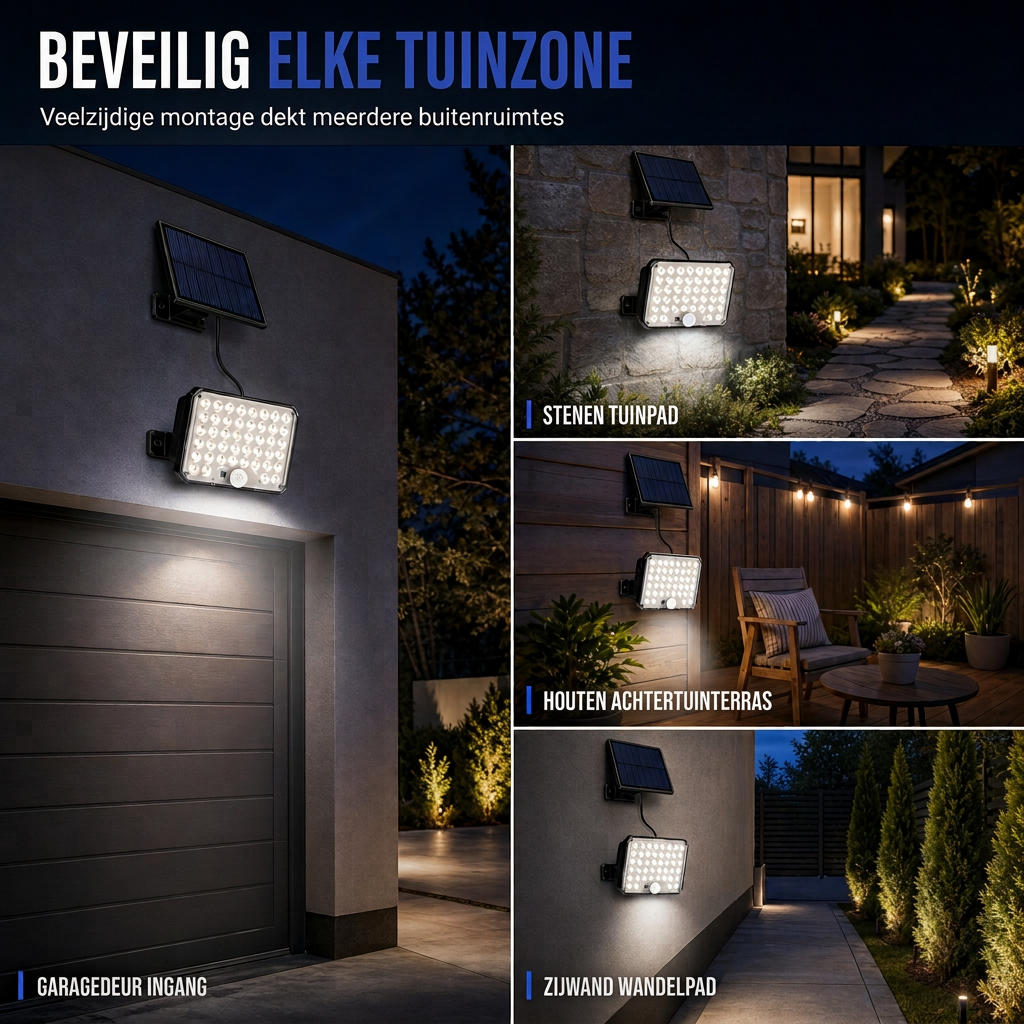 ☀️Splitsendesign buitenzonnewandlamp met bewegingssensor en afstandsbediening waterdichte zonneaangedreven straatlamp met 3 standen voor binnenplaats en garage