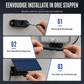 ☀️Splitsendesign buitenzonnewandlamp met bewegingssensor en afstandsbediening waterdichte zonneaangedreven straatlamp met 3 standen voor binnenplaats en garage