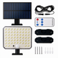 ☀️Splitsendesign buitenzonnewandlamp met bewegingssensor en afstandsbediening waterdichte zonneaangedreven straatlamp met 3 standen voor binnenplaats en garage