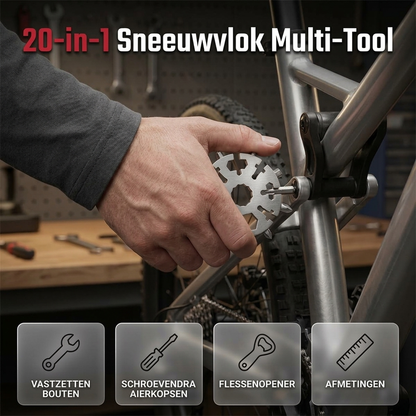 20-in-1 Sneeuwvlok Multitool