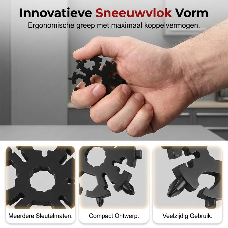 20-in-1 Sneeuwvlok Multitool