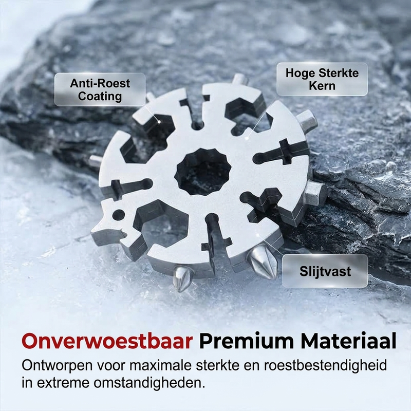 20-in-1 Sneeuwvlok Multitool