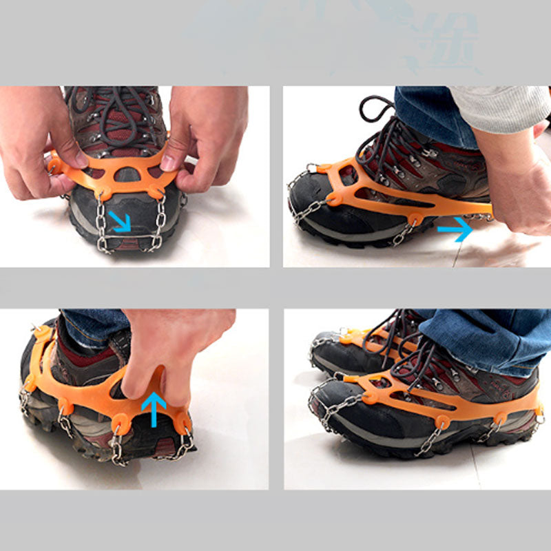 🥾 TIJDELIJK 50% KORTING! ❄️ Antislip-buitensportijzers – Roestvrijstalen spikes, snel te bevestigen, geschikt voor meerdere sporten ✨