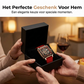 Herenhorloge met vierkante kast en opengewerkte wijzerplaat