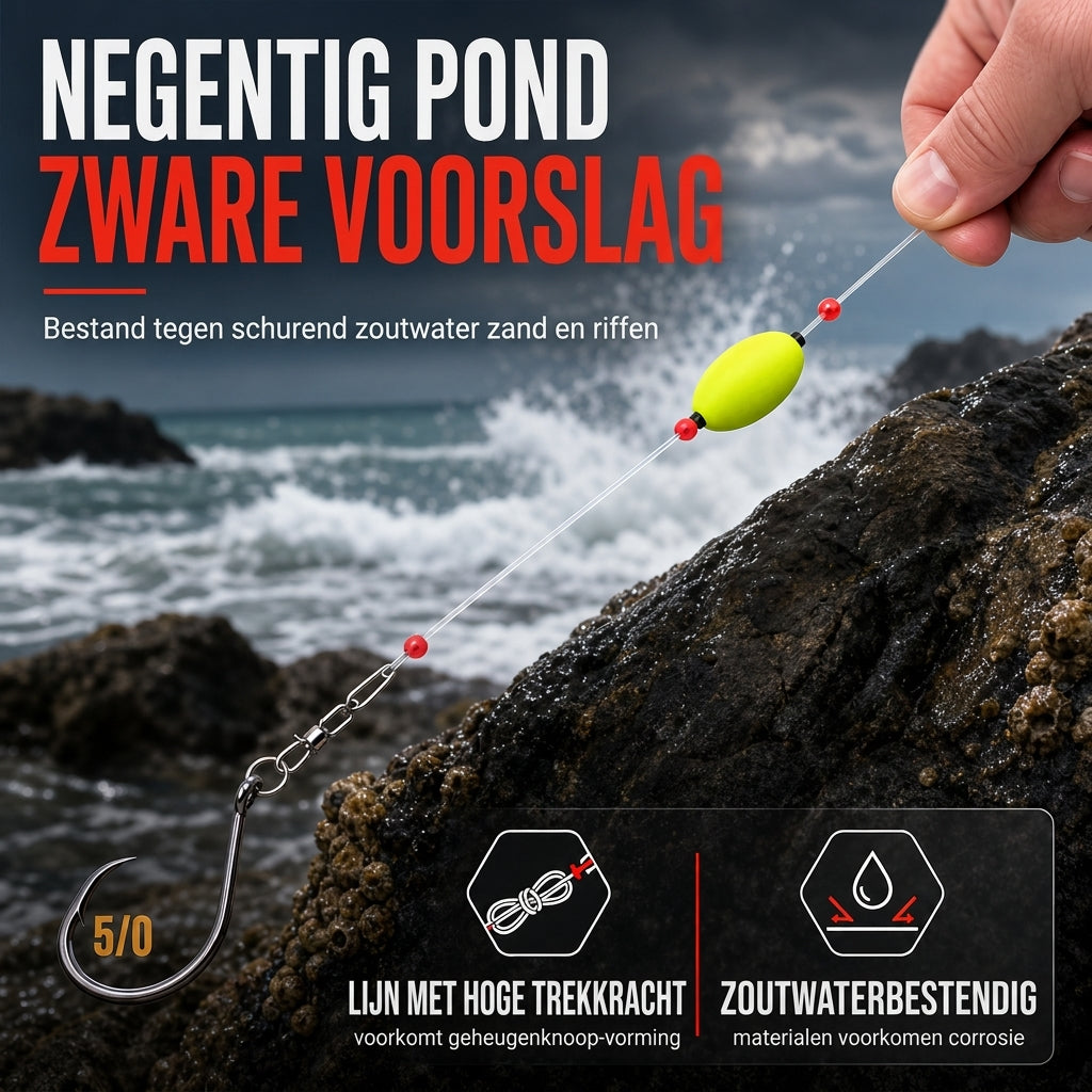 6-pack Pompano zeevist-uitleggen met dobbers, geschikt voor bot, baars, meerval, haai en blauwvis