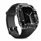 Geïntegreerde smartwatch-band met beschermhoes Kleurblokkerende doorschijnende sportband voor 40 mm 41 mm 42 mm 44 mm 45 mm 46 mm 49 mm