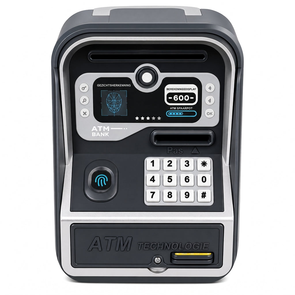 📢📢50% KORTING !! ⏰✨Elektronische kinder-ATM-spaarpot, slimme spaarpot-speelgoed