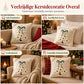 ⏳🔥TIJDELIJKE KORTING VAN 50%! ⏰Kussenhoes met geborduurde kerstboom en strik (45x45cm) | Decoratieve kussenhoes voor bank in de woonkamer🎄🧸