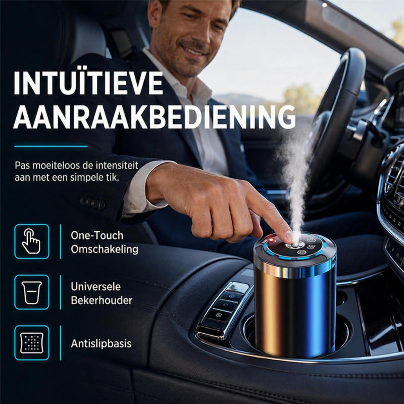 Slimme autoverstuiver voor aromatherapie