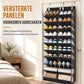 👠 Opgehangen opbergtas voor aan de deur met 20 gaasvakken, grote capaciteit, meerlaagse organizer van non-woven stof voor huishoudelijke opberg