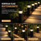 Waterdichte zonne-tuin buitenverlichting vierkante grondpin pad- en gazonverlichting voor tuin- en landschapsdecoratie