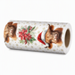 ⏳ Kerstaanbiedingen🎄Schotse Hooglander & Bloemen Cadeaupapier Rol – 43x500cm Feestelijk Cadeaupapier voor Kerstcadeaus, Feesten & Knutselprojecten ✨