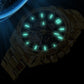 ⏳Tijdelijk 50% korting⏰Waterbestendig lichtgevend herenhorloge van roestvrij staal⌚