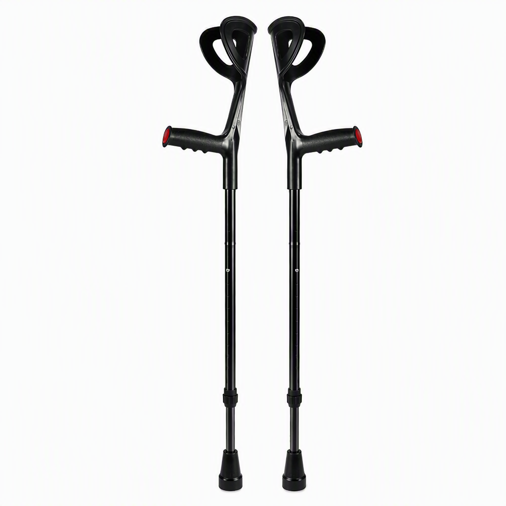 📢📢50% KORTING !! ⏰ Opvouwbare onderarmkrukken – Antislip & mobiliteitshulpmiddel ✨💪