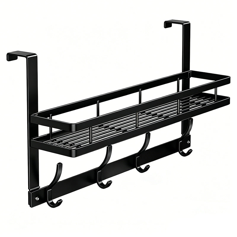 🔥 Zolang de voorraad strekt – 50% KORTING! 🎉 Over-de-deur haken met opbergmand