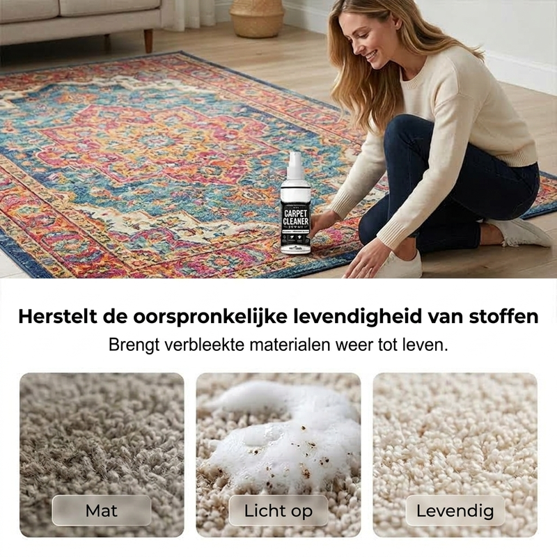 Dieptereinigende Tapijtreiniger Spray